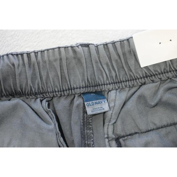 Old Navy Tapered Joggers Khaki Pants Gray Athletic Mens Sz Medium NWT - Picture 6 of 8